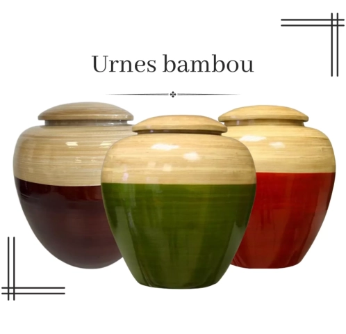 Urnes bambou